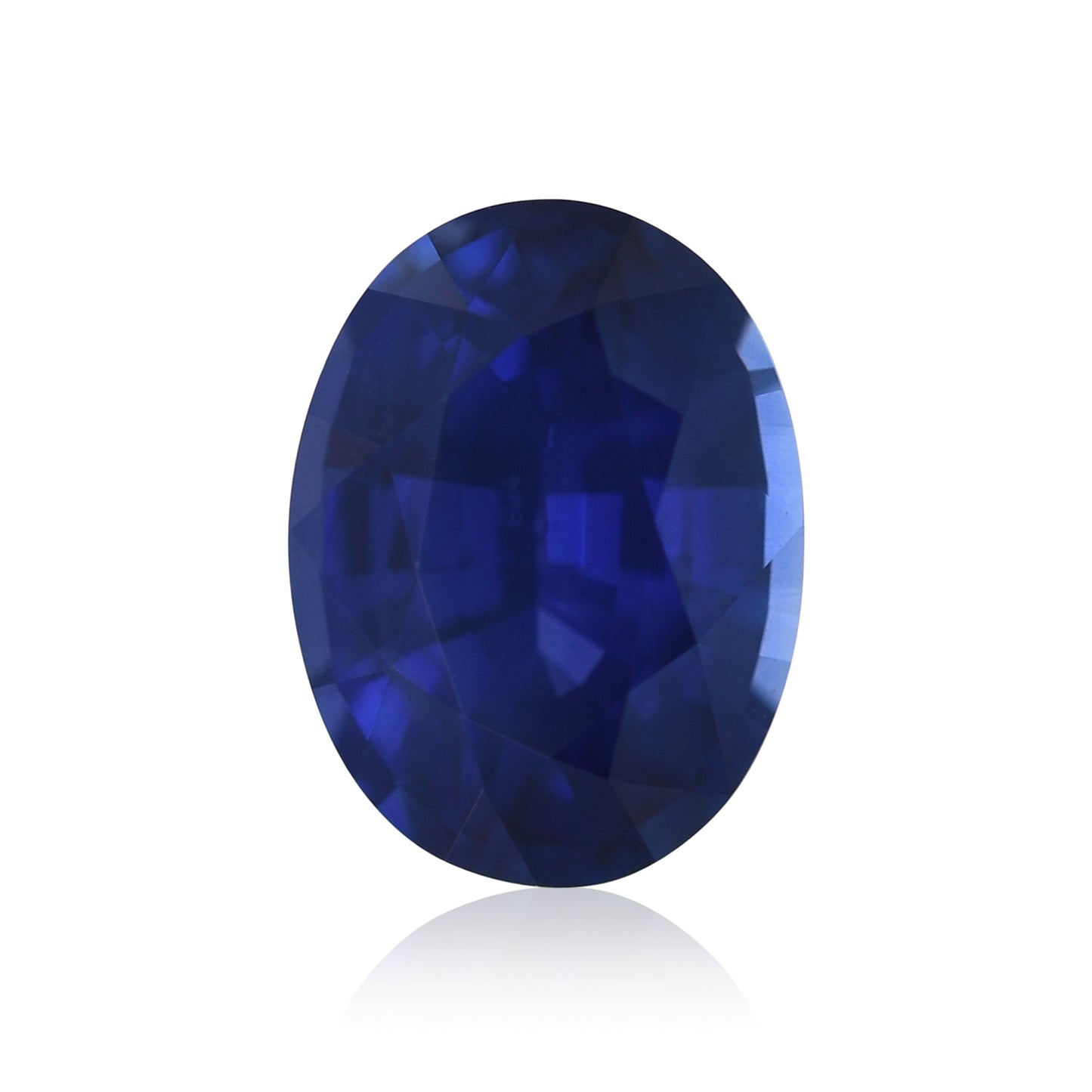 1,60 Karat blauer ovaler Saphir aus Sri Lanka