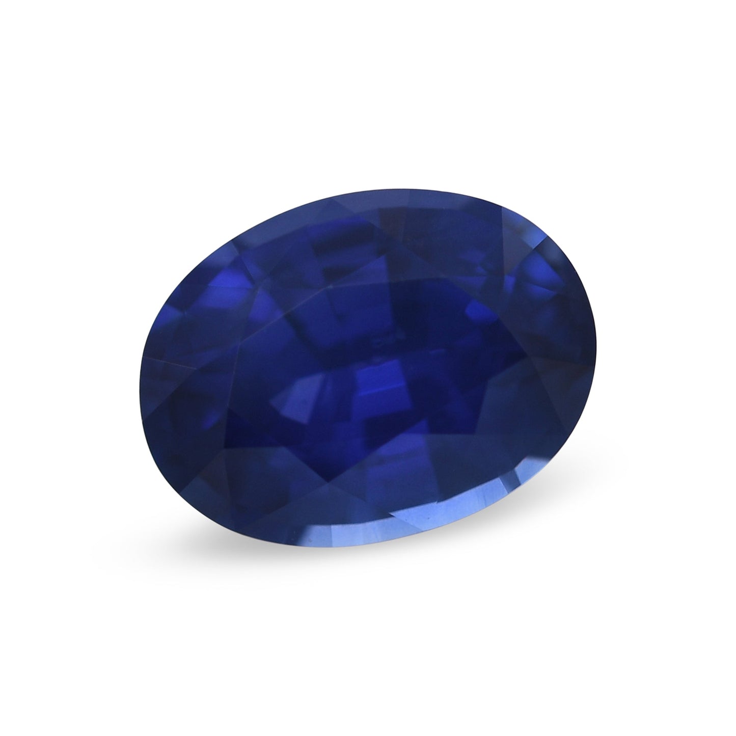 1,60 Karat blauer ovaler Saphir aus Sri Lanka