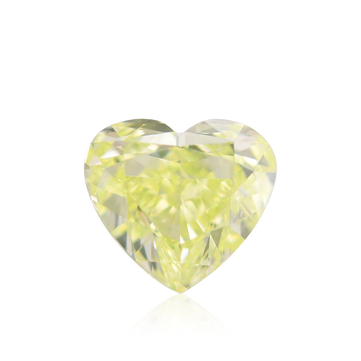 Herzförmiger Diamant | 1,61 ct | Intensives Gelbgrün | VS1 | GIA | Ref. 709628