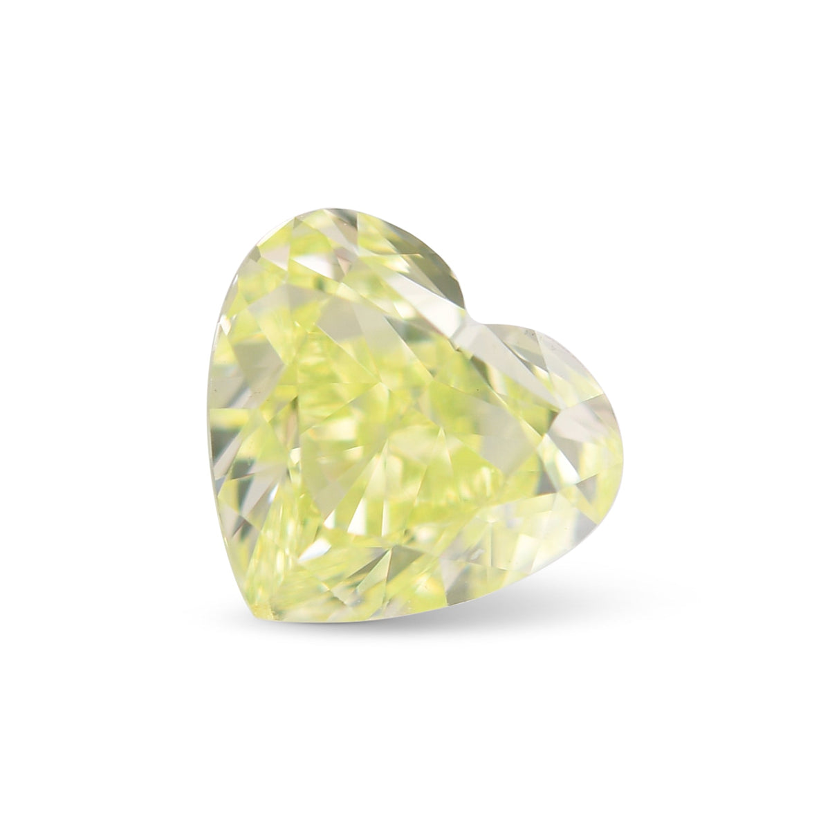 Herzförmiger Diamant | 1,61 ct | Intensives Gelbgrün | VS1 | GIA | Ref. 709628
