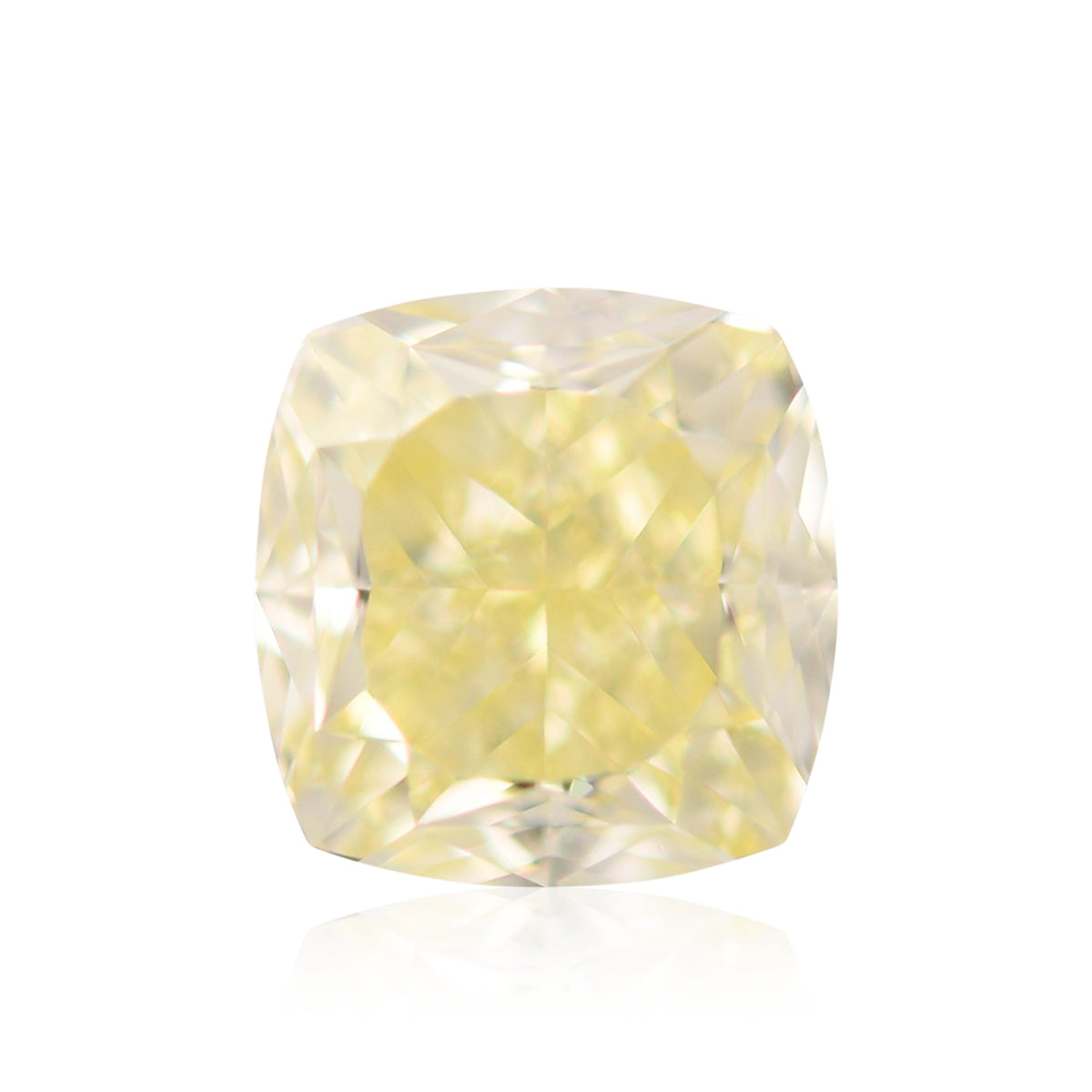 Kissenförmiger Diamant | 1,61 ct | Hellgelb | Reinheitsgrad VS1 | GIA | Ref. 714617