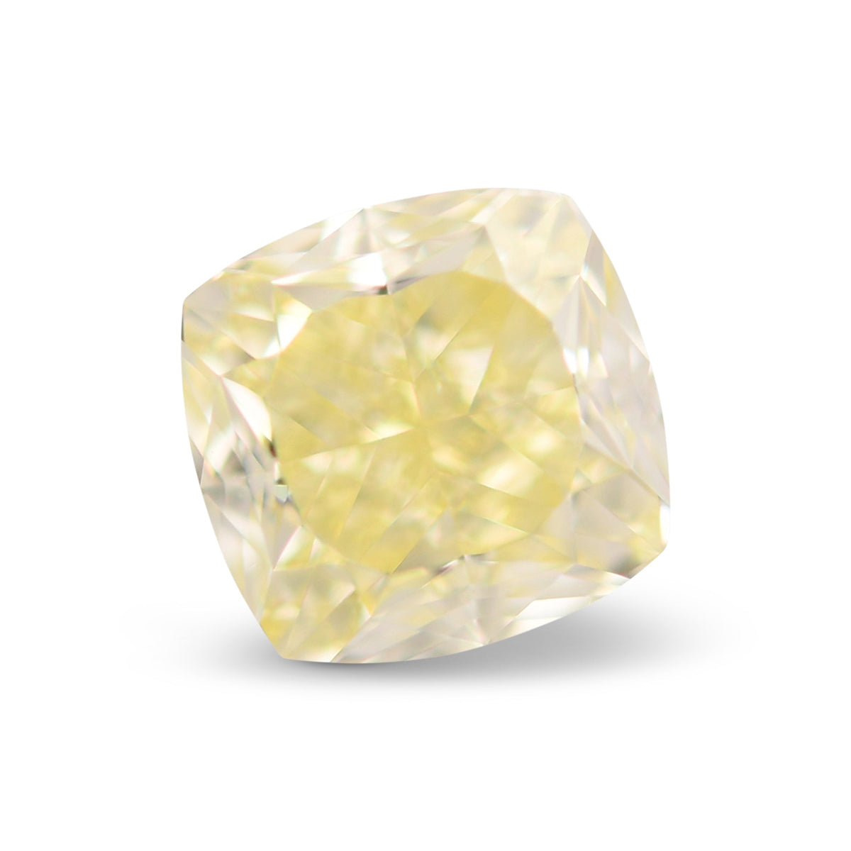 Kissenförmiger Diamant | 1,61 ct | Hellgelb | Reinheitsgrad VS1 | GIA | Ref. 714617