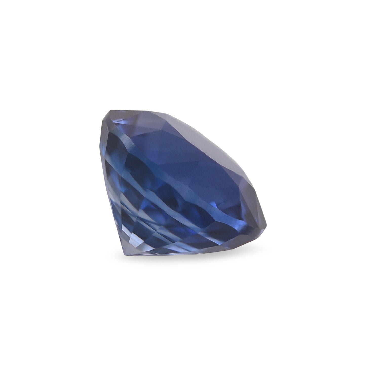 1,61 Karat blauer runder Saphir aus Sri Lanka