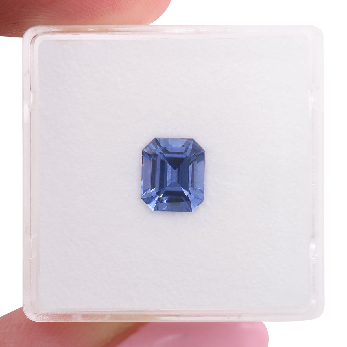 Smaragd-Saphir | 1,61 ct | Blau | Ref. 723925