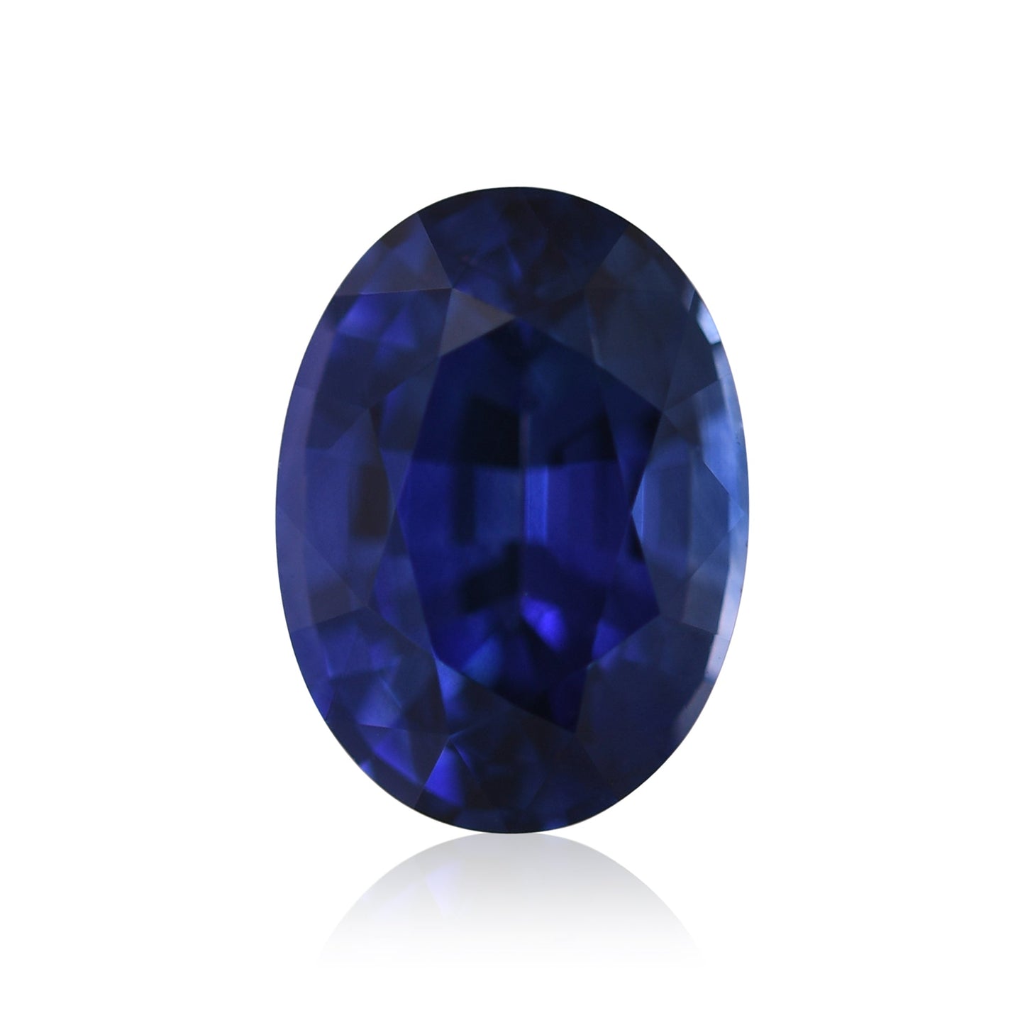 1,62 Karat blauer ovaler Saphir aus Sri Lanka