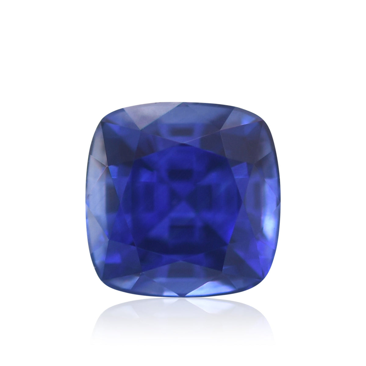 Kissenförmiger Saphir | 1,62 ct | Blau | Ref. 719434