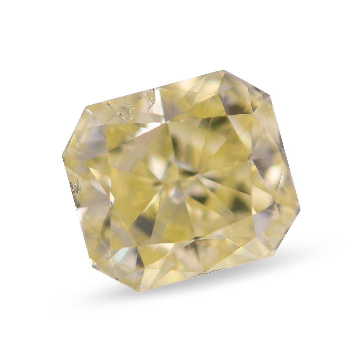 1,65 Karat Fancy Yellow Radiant SI2 GIA