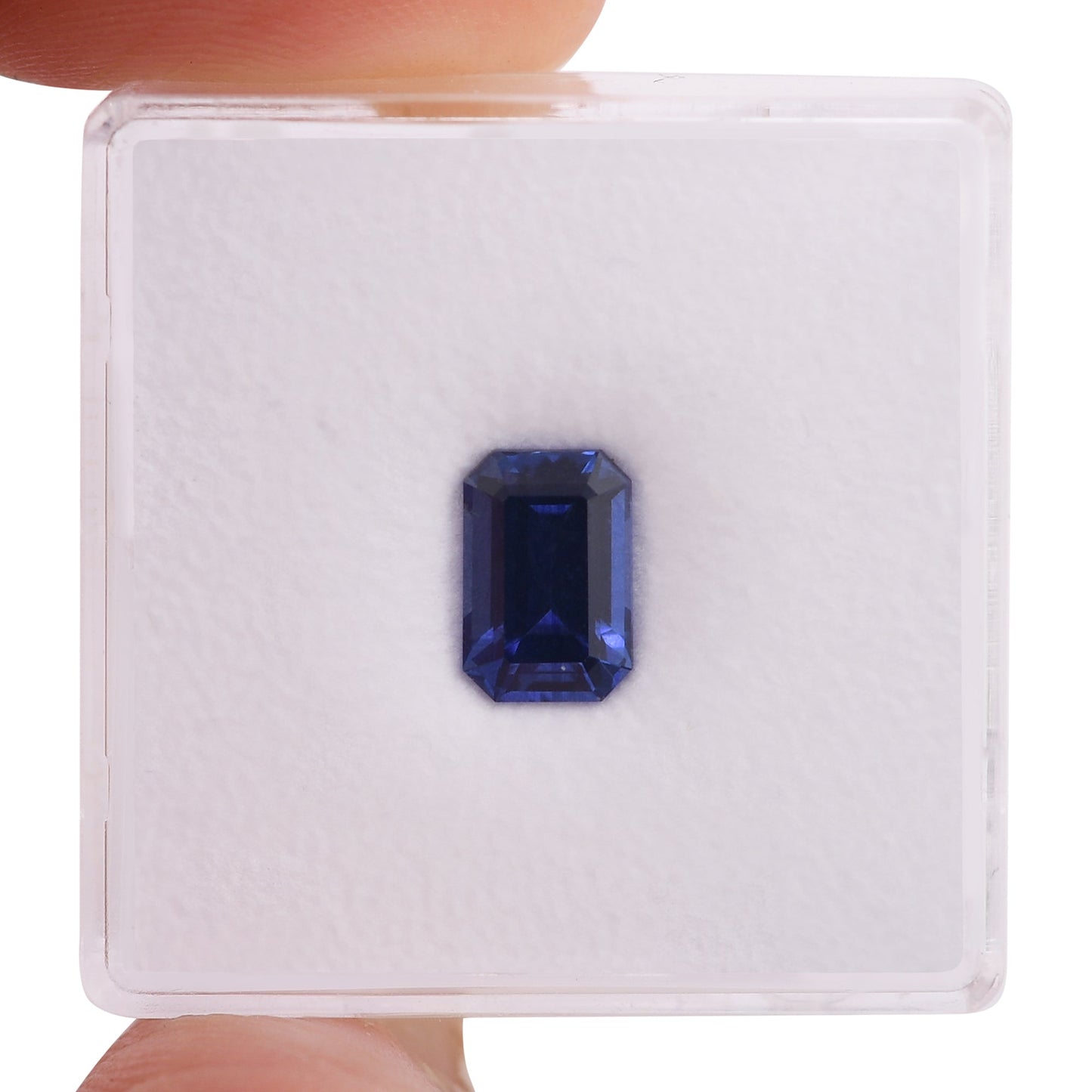 1,67 Karat blauer Smaragd-Saphir aus Sri Lanka