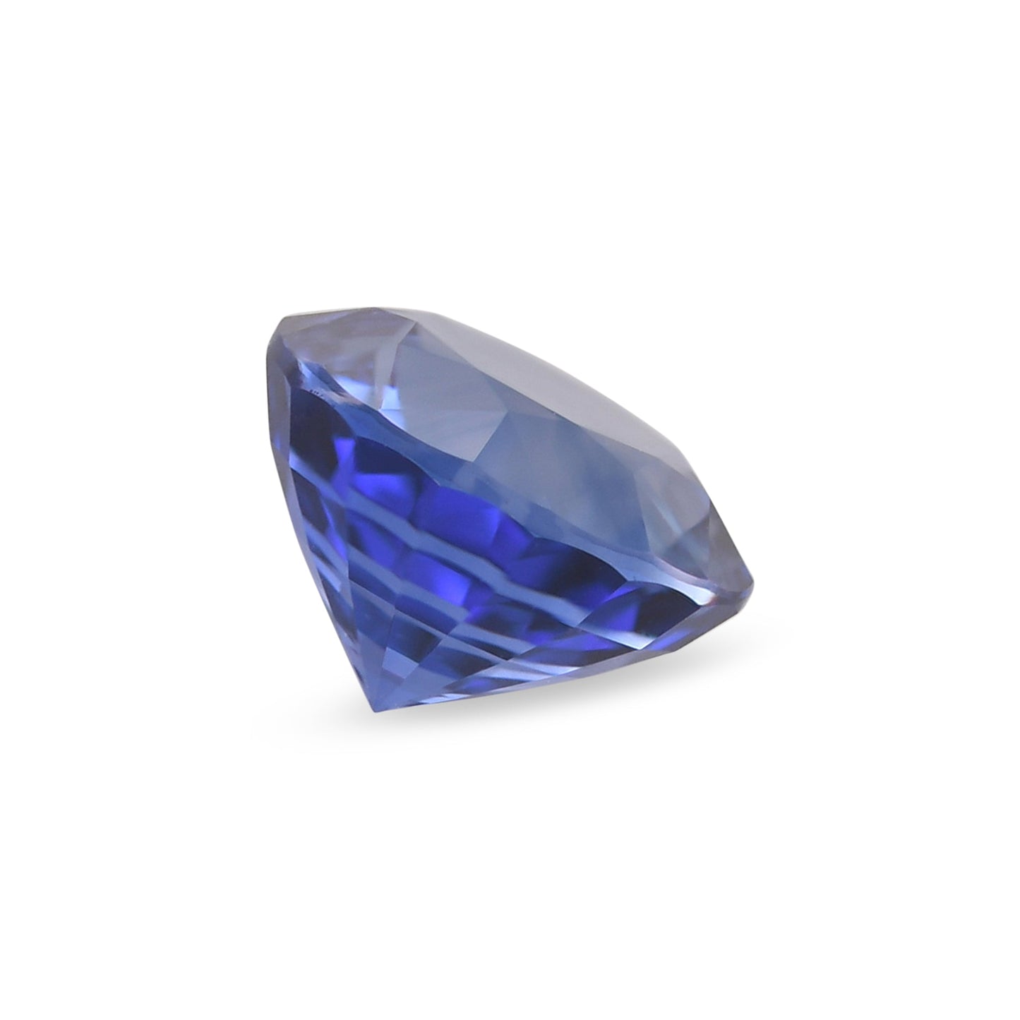 1,67 Karat blauer runder Saphir aus Sri Lanka