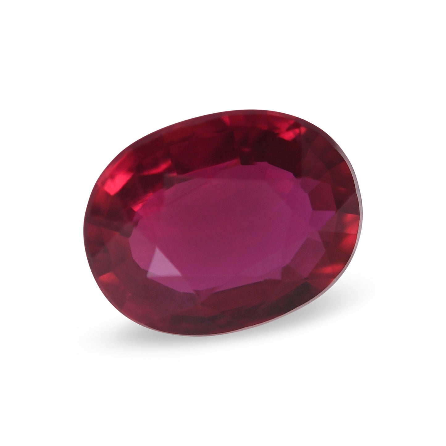 1,68 Karat roter ovaler Rubin aus Mosambik