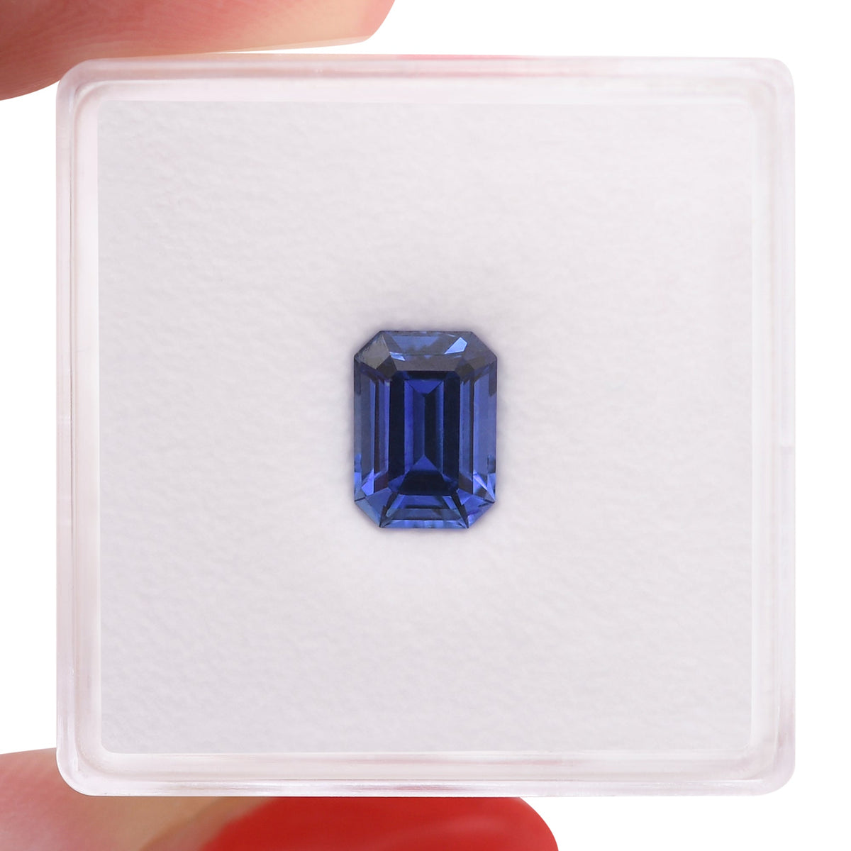 Smaragd-Saphir | 1,68 ct | Blau | Ref. 719426