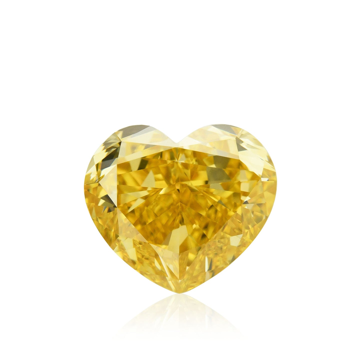 1,69 Karat Fancy Deep Orange Yellow Heart Diamant VS1 GIA