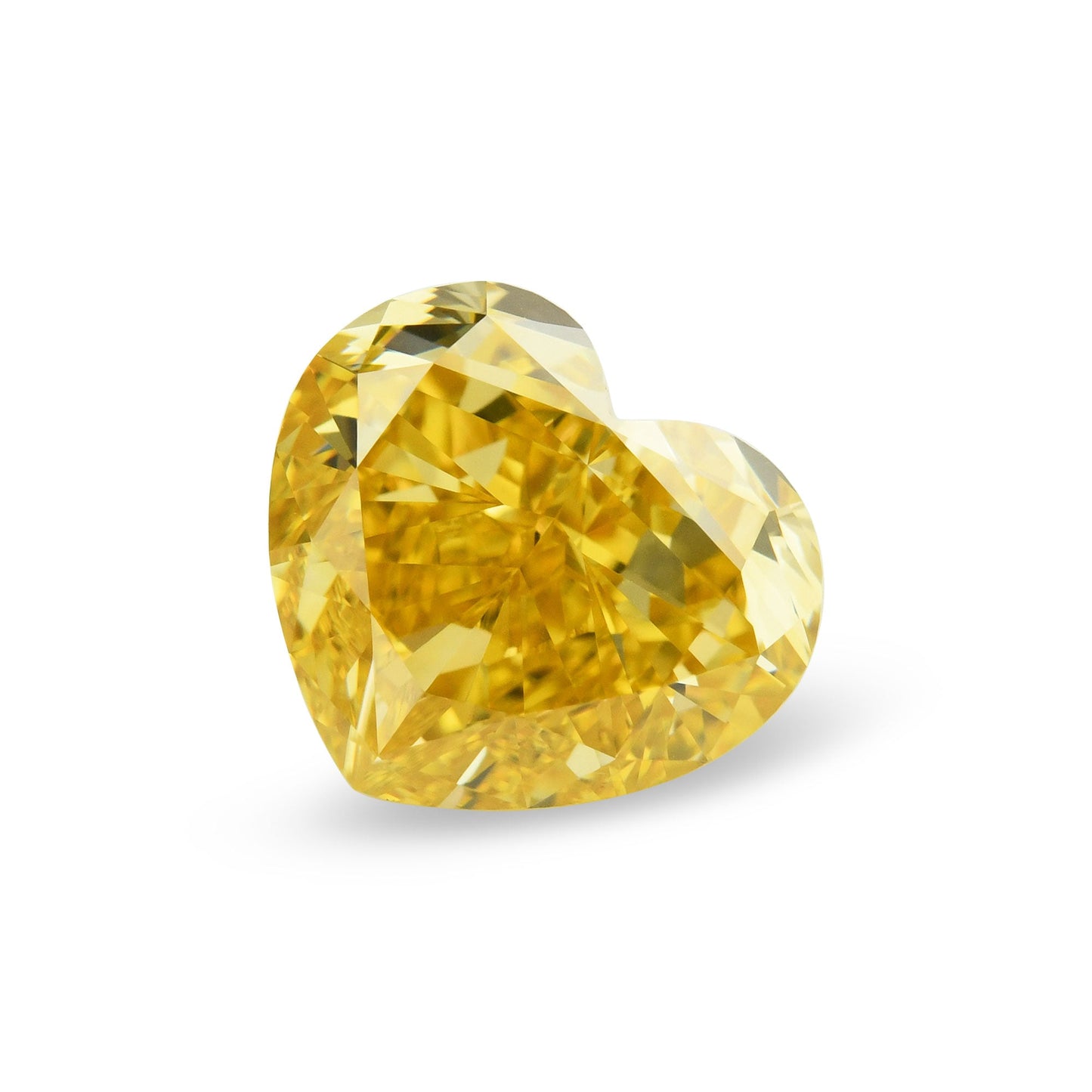 1,69 Karat Fancy Deep Orange Yellow Heart Diamant VS1 GIA