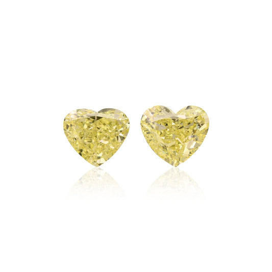 1,70 Karat Fancy Yellow Heart Diamanten VS2 GIA