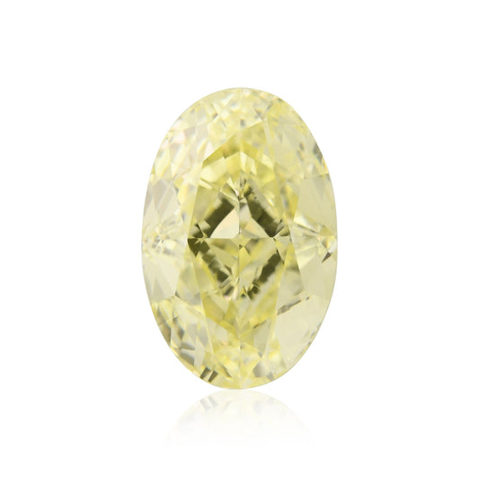 1,71 Karat Fancy Light Yellow Ovaler Diamant VS1 GIA
