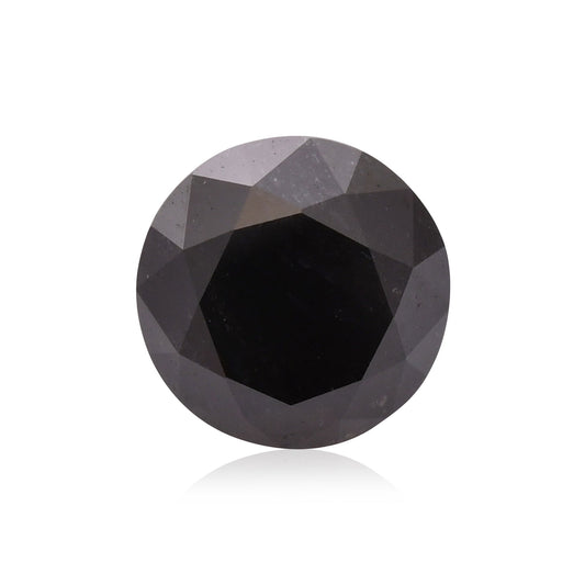 1,72 Karat Fancy Black Brillant-Diamant, GIA-zertifiziert