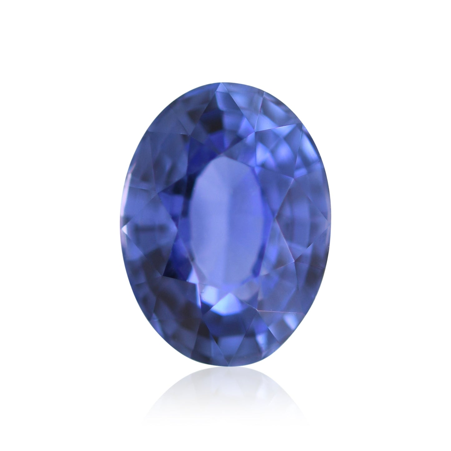 1,72 Karat blauer ovaler Saphir aus Sri Lanka