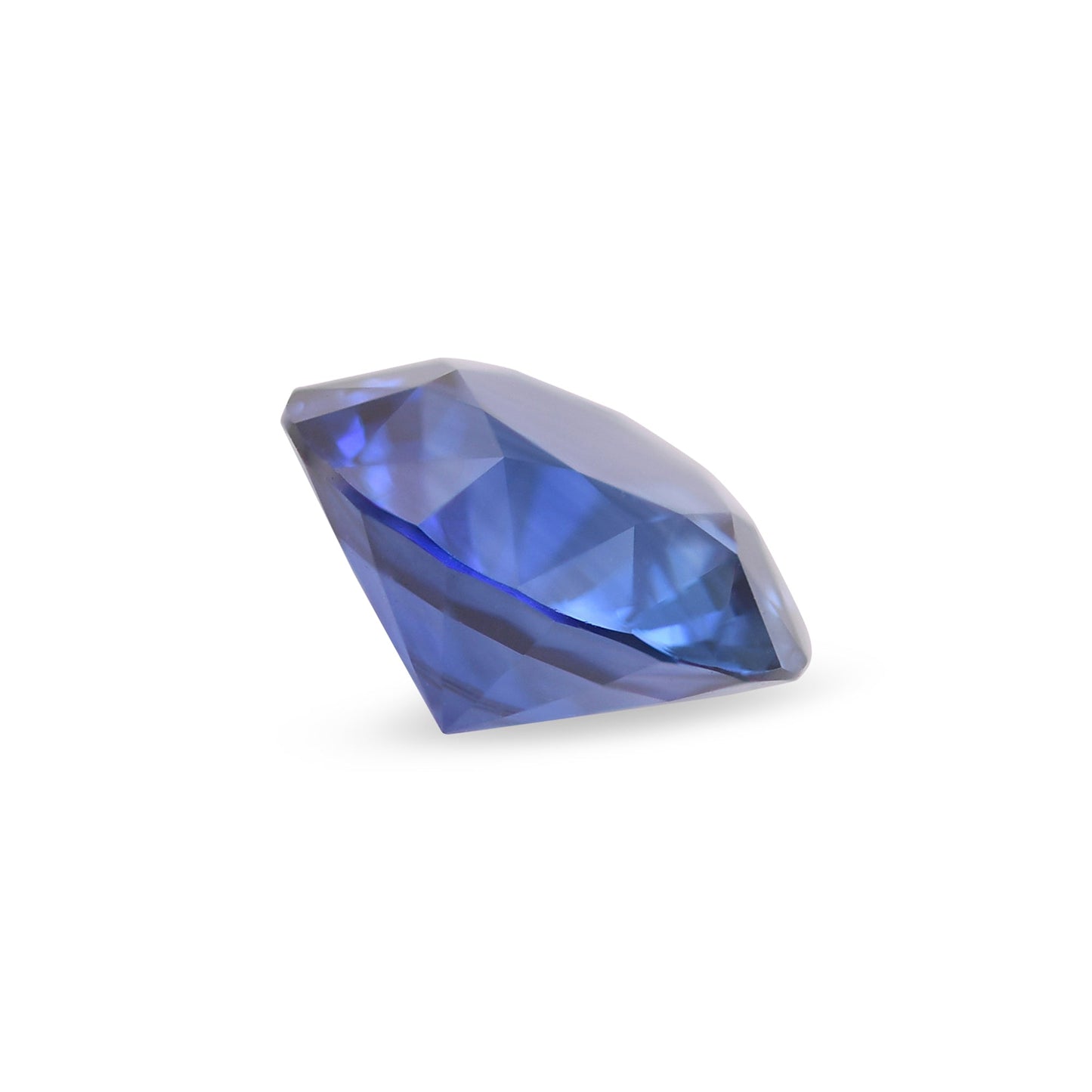 1,72 Karat blauer runder Saphir aus Sri Lanka