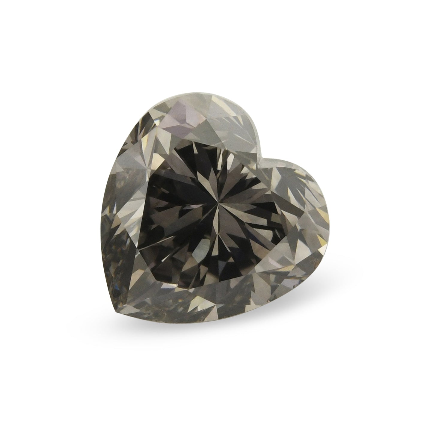 1,75 Karat Fancy Dark Gray Heart Diamant SI1 GIA