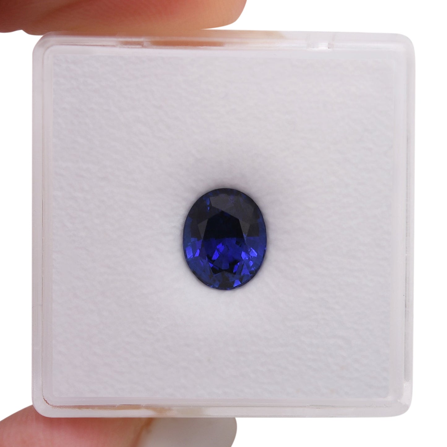 1,76 Karat blauer ovaler Saphir aus Sri Lanka