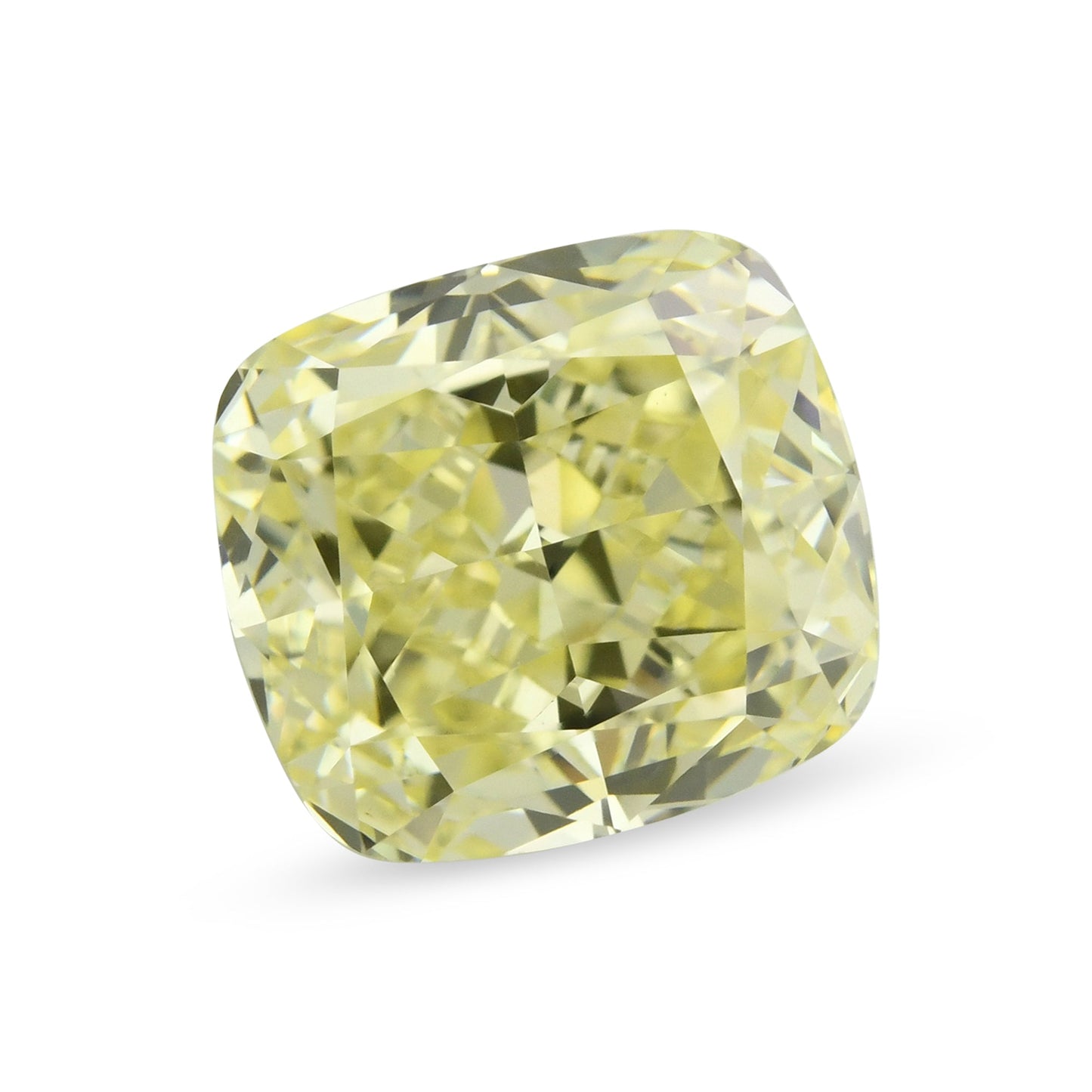 1,79 Karat Fancy Yellow Cushion Diamond VS2 GIA