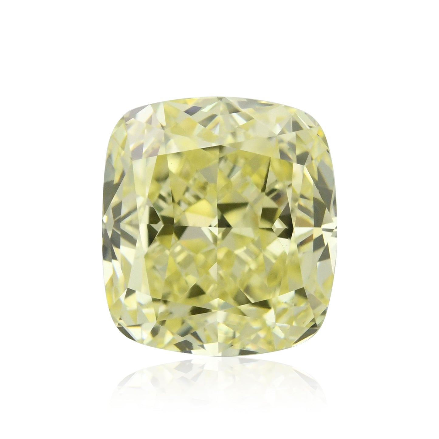 1,79 Karat Fancy Yellow Cushion Diamond VS2 GIA