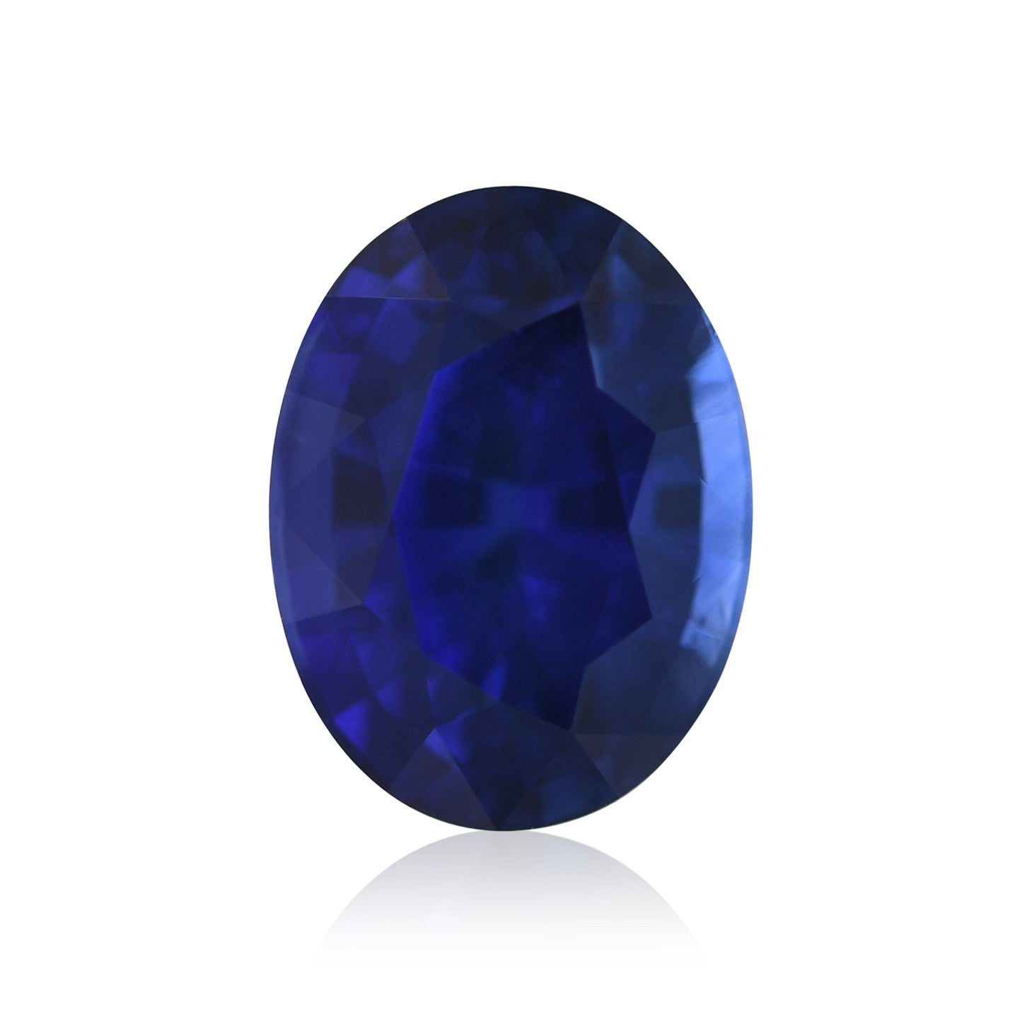 1,82 Karat blauer ovaler Saphir aus Sri Lanka