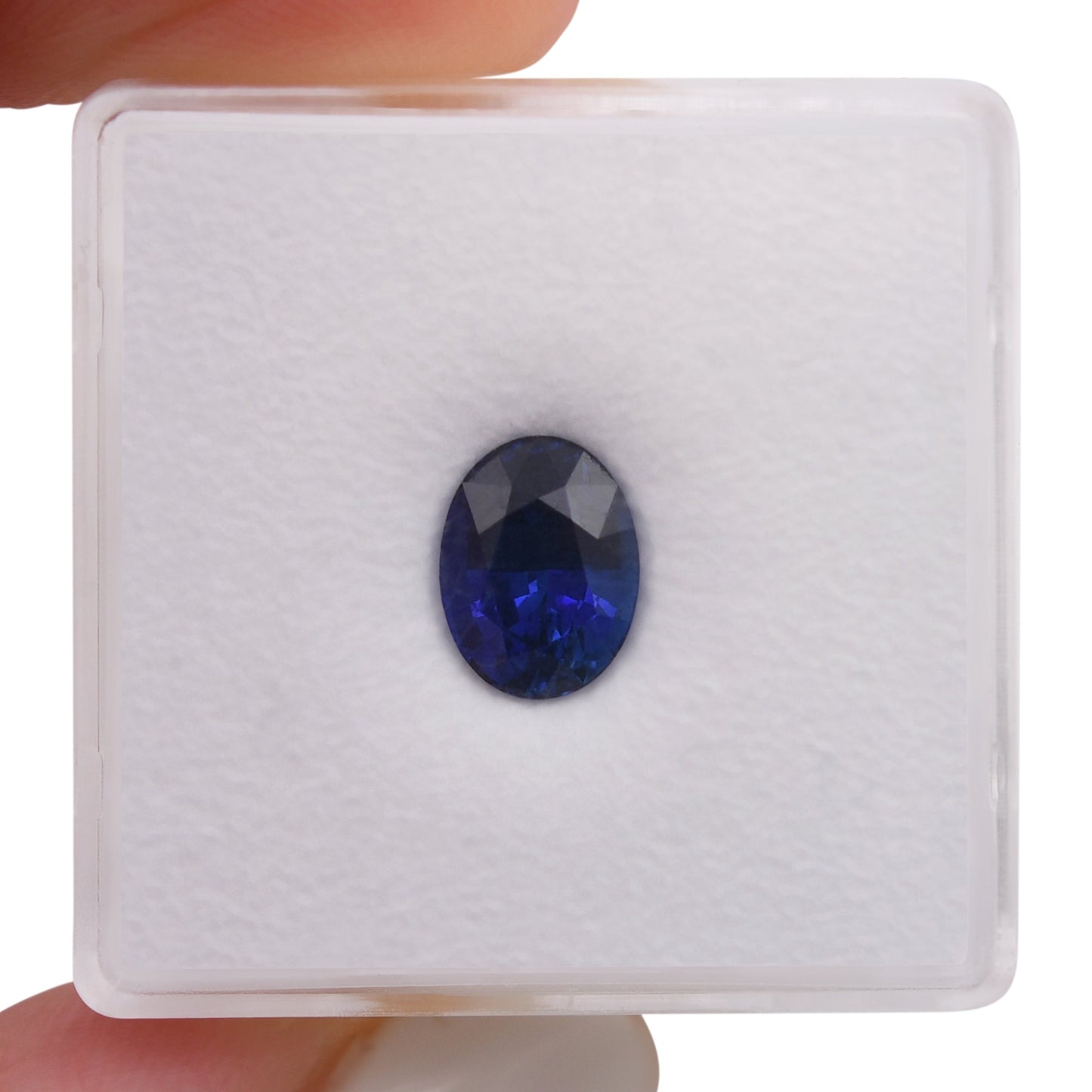 1,82 Karat blauer ovaler Saphir aus Sri Lanka