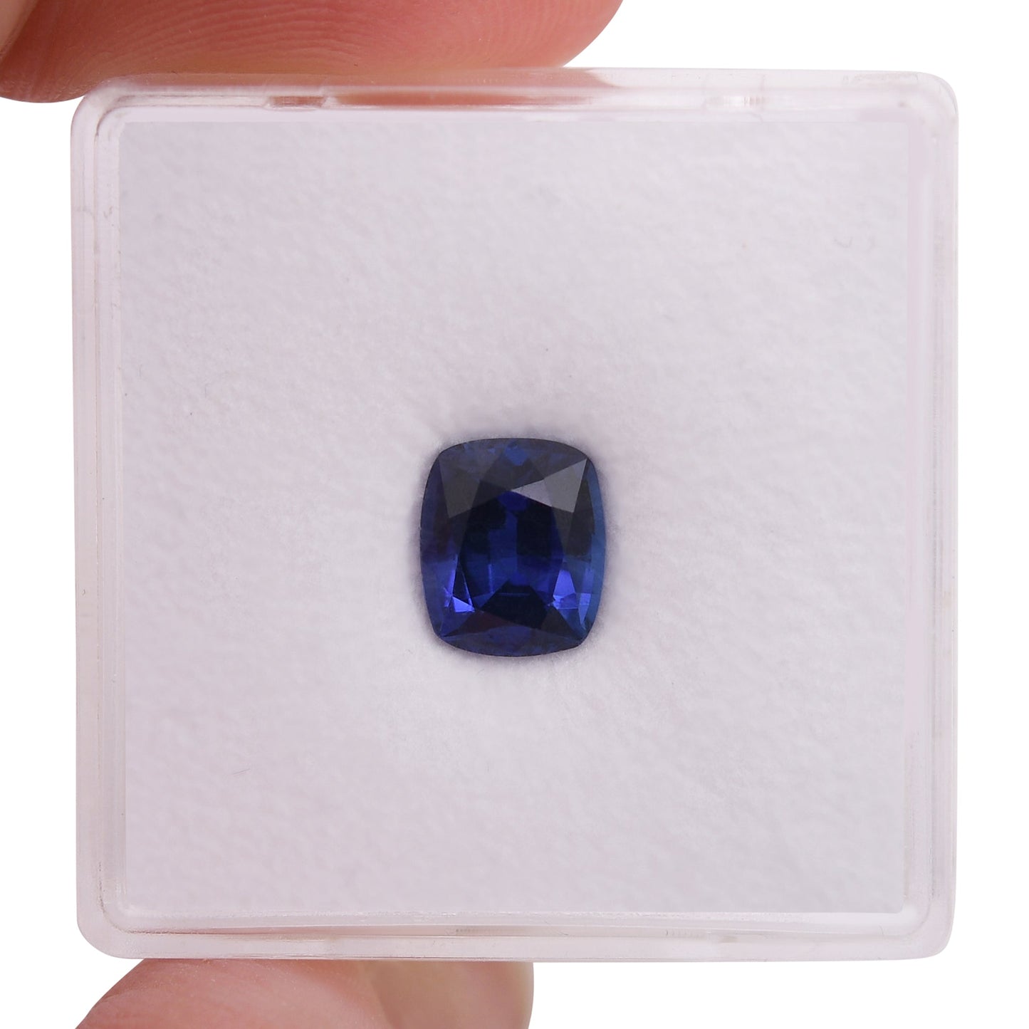 1,85 Karat blauer Kissen-Saphir aus Sri Lanka