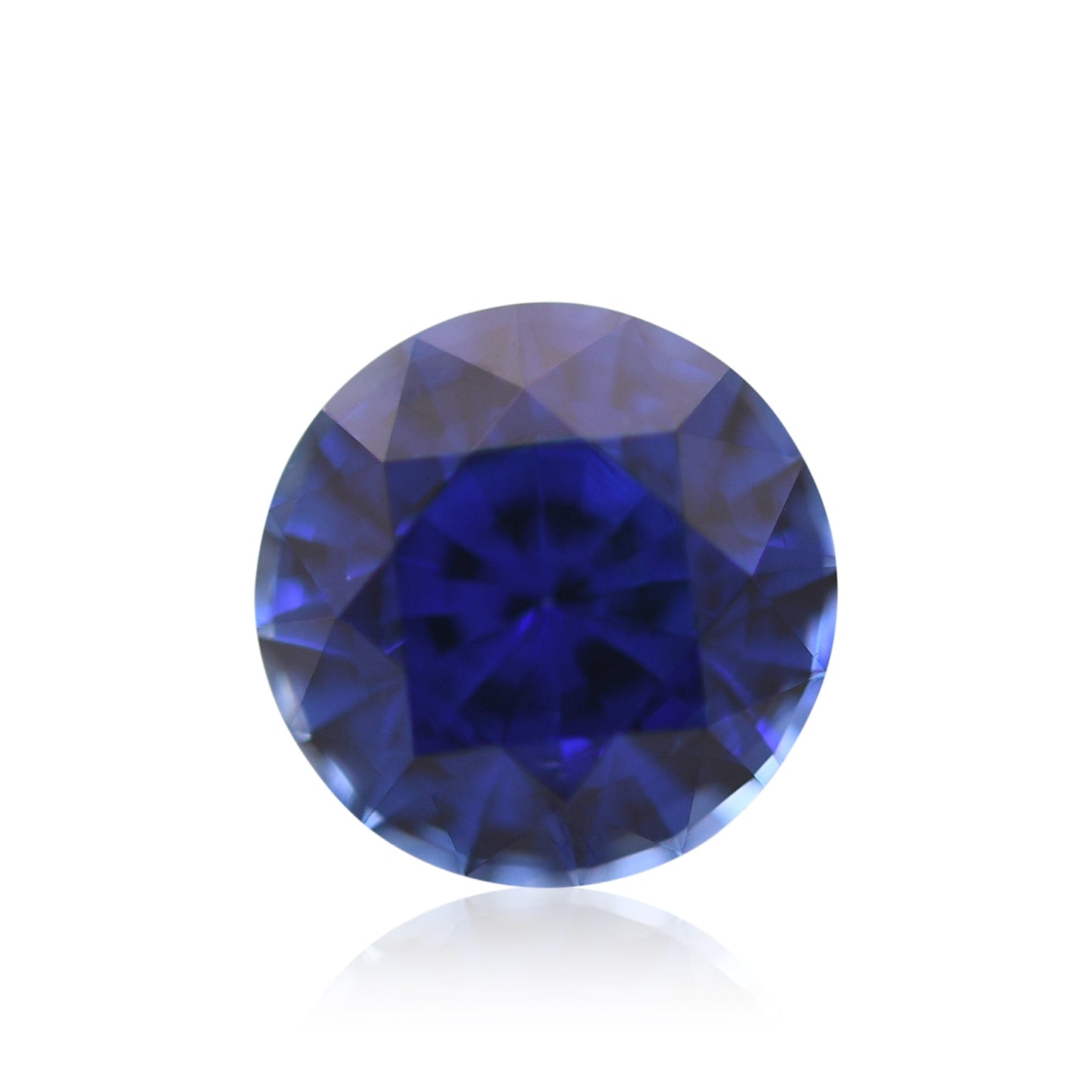 1,86 Karat blauer runder Saphir aus Sri Lanka
