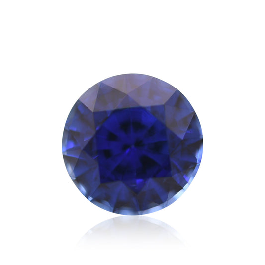 1,86 Karat blauer runder Saphir aus Sri Lanka