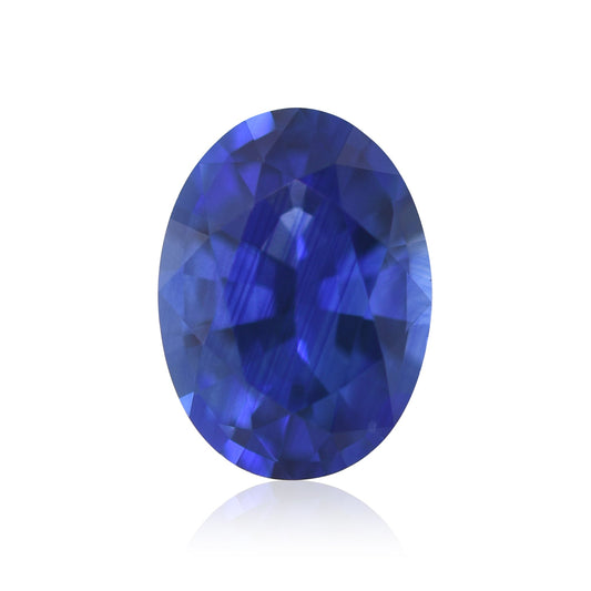 1,86 Karat blauer ovaler Saphir aus Sri Lanka