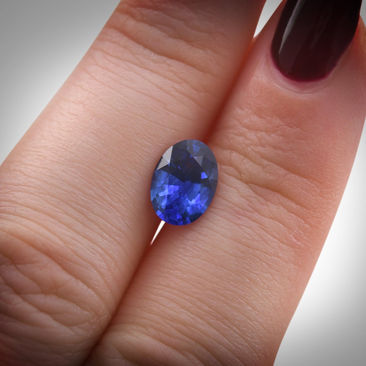 1.86 Carat Blue SRI LANKA Oval Sapphire