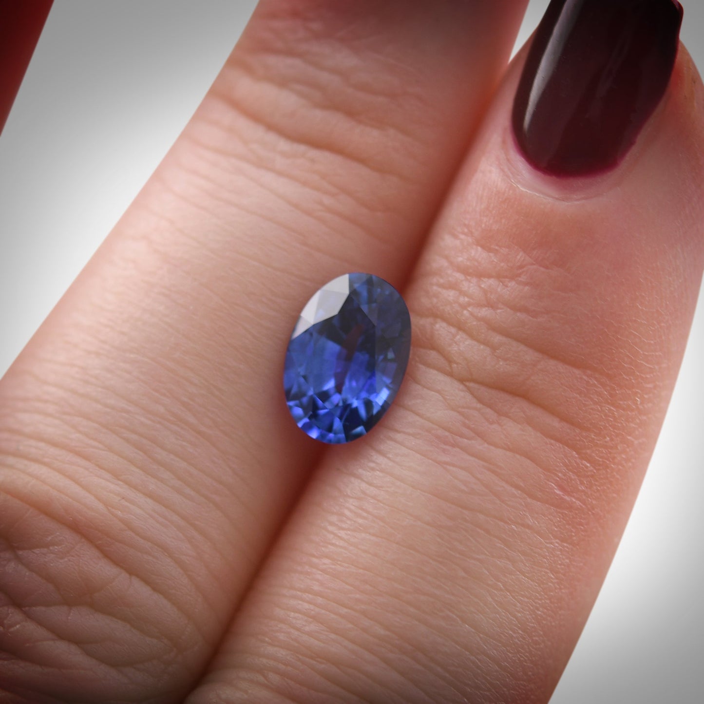 1.86 Carat Blue SRI LANKA Oval Sapphire