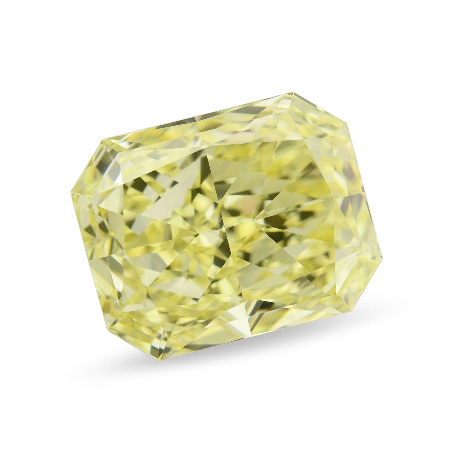 1,89 Karat Fancy Yellow Radiant IF GIA