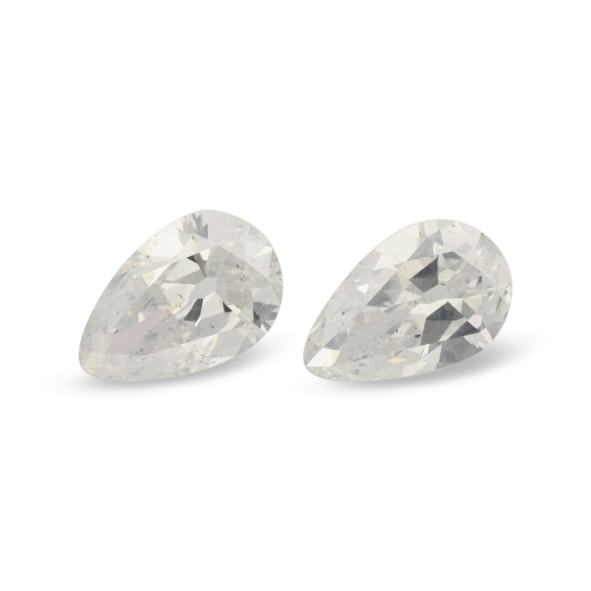 1,93 Karat Fancy White Birnenförmige Diamanten I1 GIA