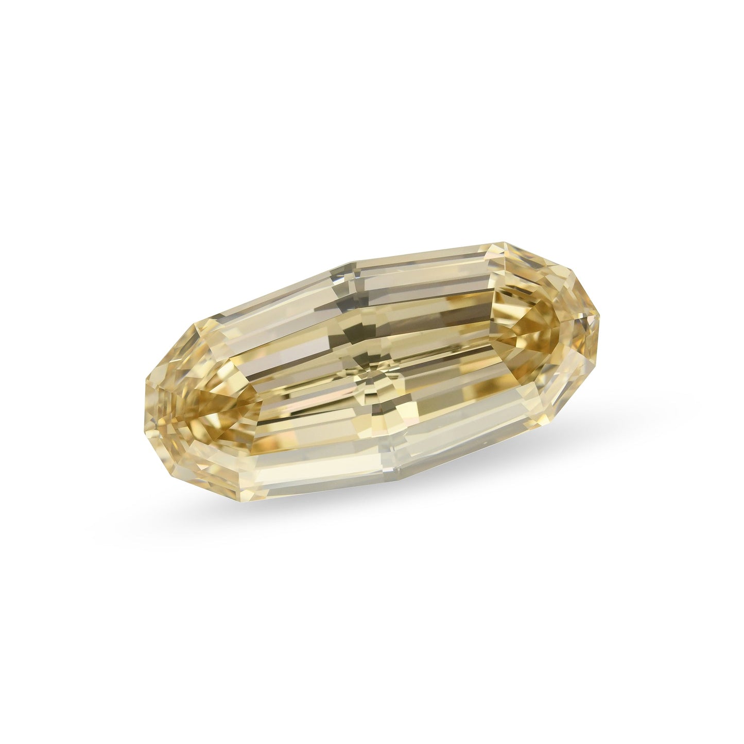 10,04 Karat Fancy Yellow Brown Ovaler Diamant VS2