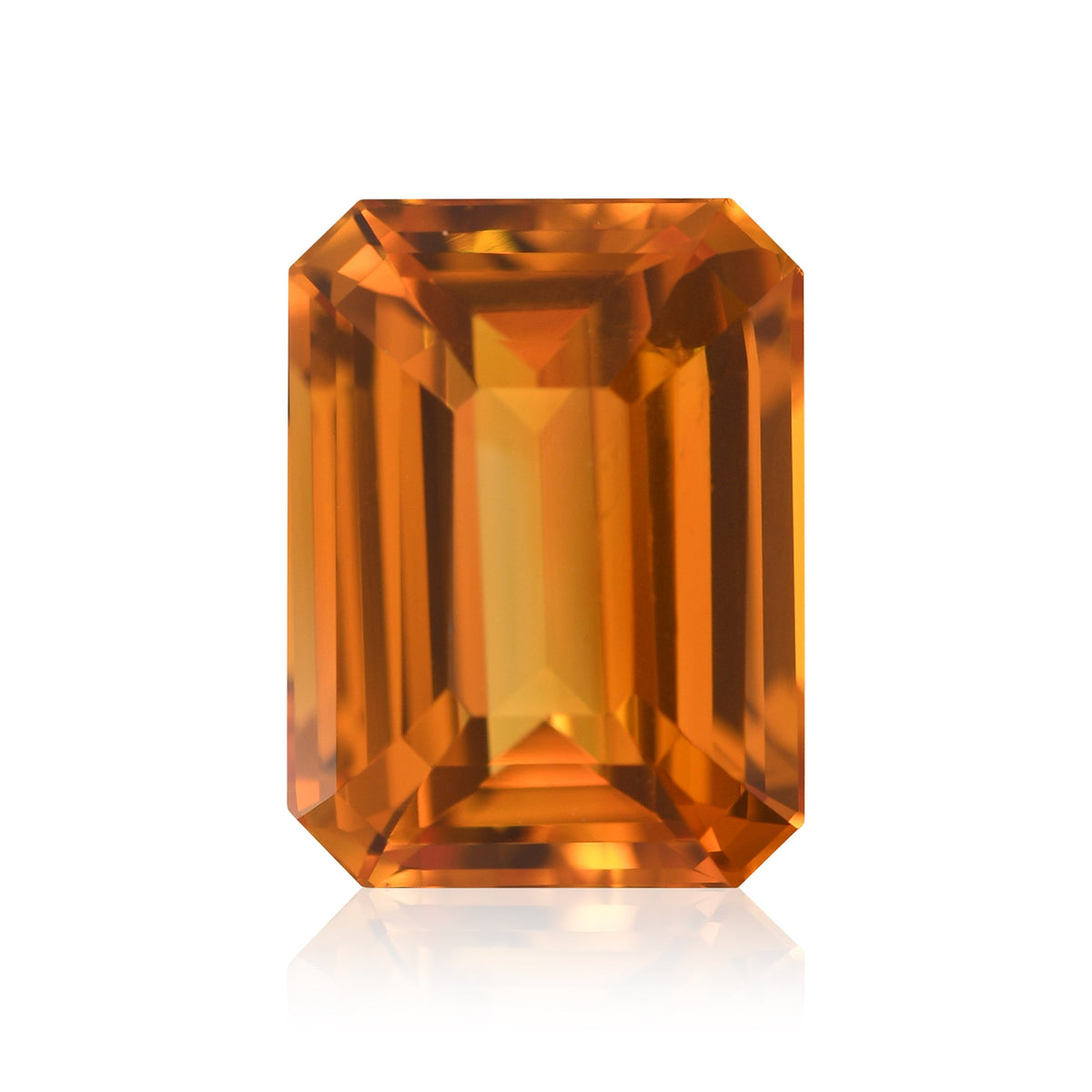 Smaragdgrüner Saphir | 10,08 ct | Orange | GIA | Ref. 718602