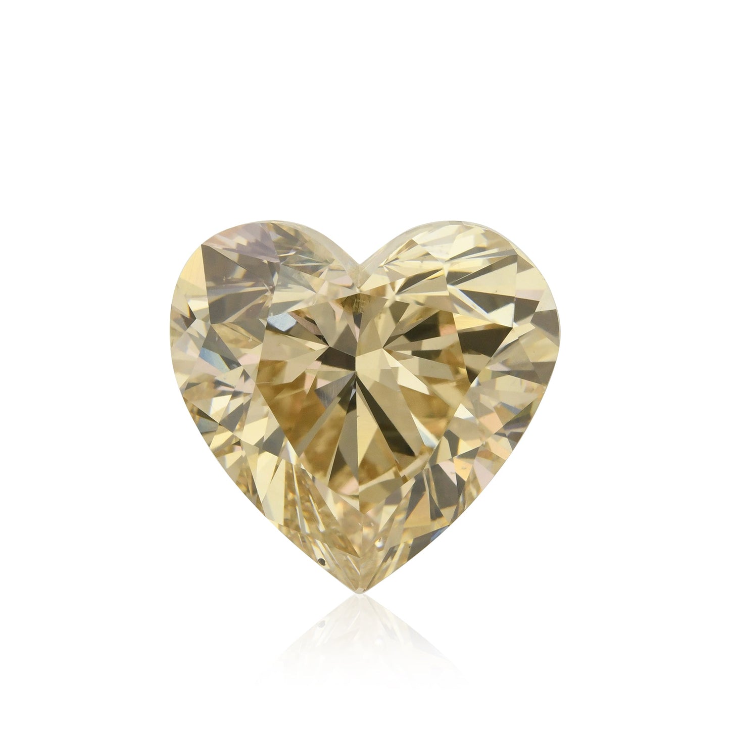 10,13 Karat hellbrauner Herzdiamant SI2 GIA