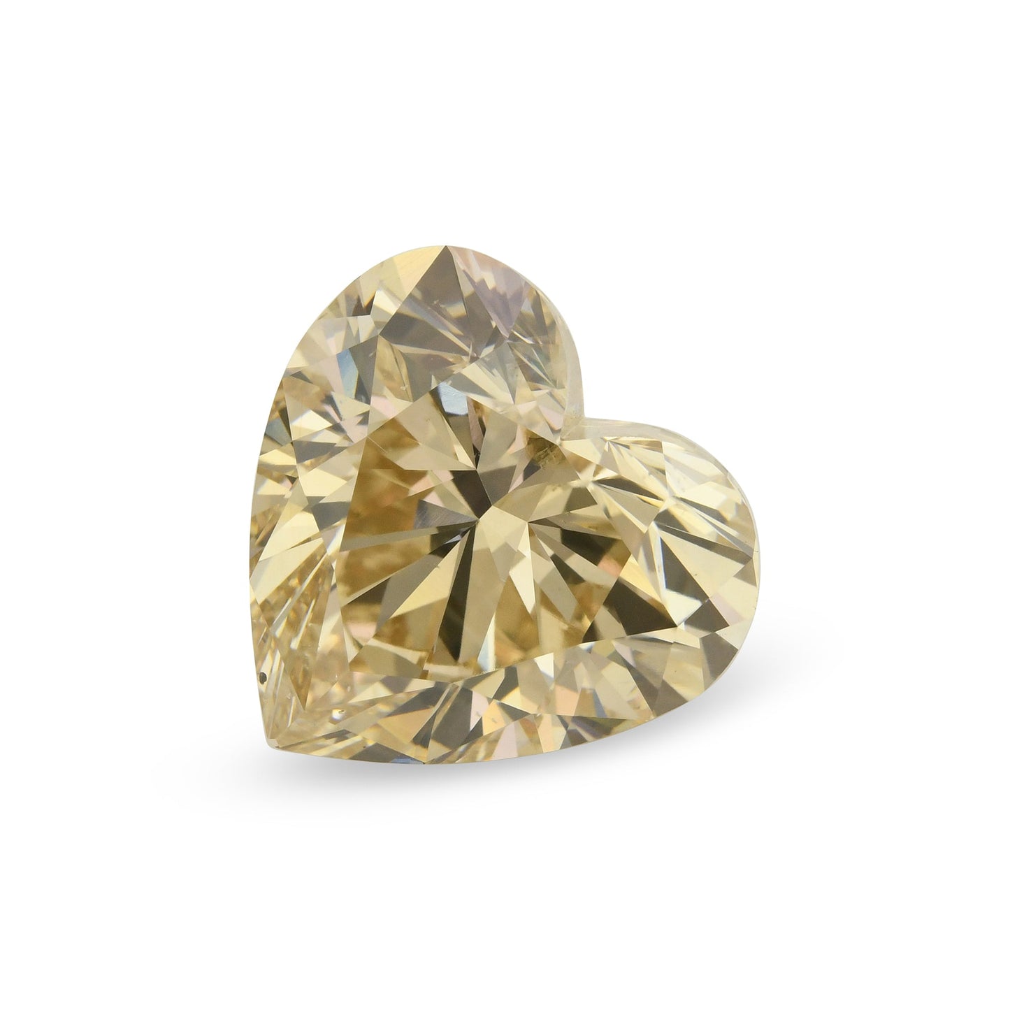 10,13 Karat hellbrauner Herzdiamant SI2 GIA