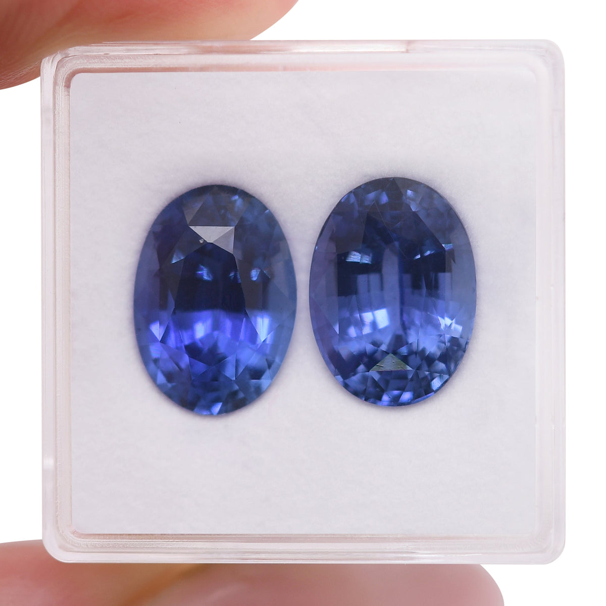 Ovaler Saphir | 10,96 ct | Blau | CD | Ref. 711350