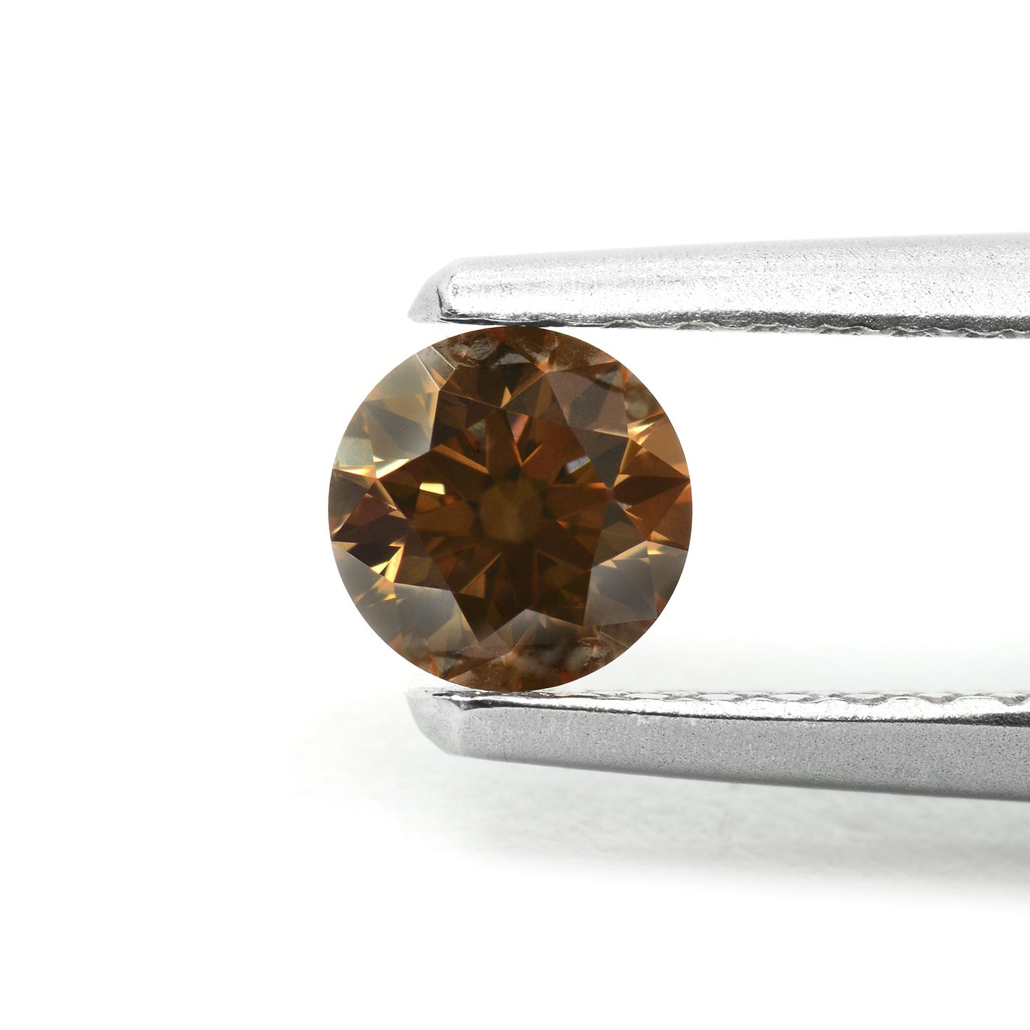 0,30 Karat Fancy Deep Brown Rundbrillanter Diamant VS2 IGI