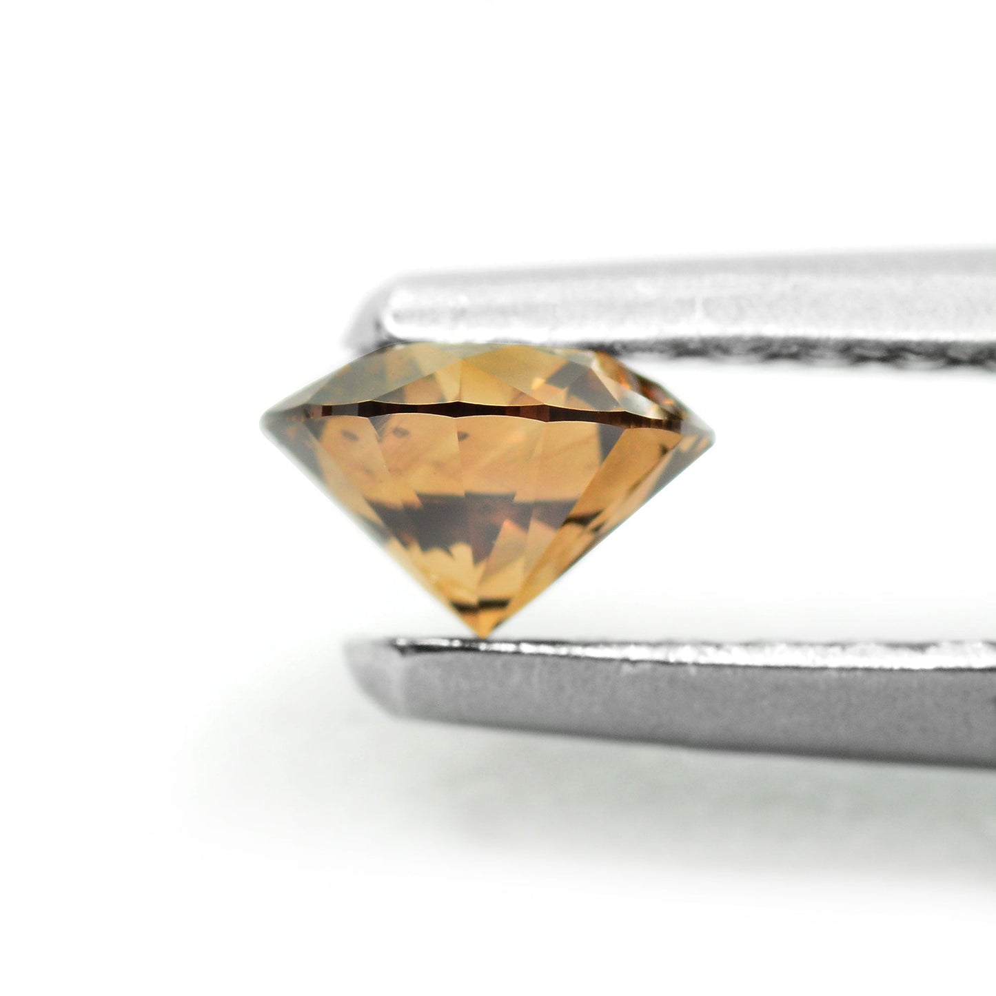 0,30 Karat Fancy Deep Brown Rundbrillanter Diamant VS2 IGI