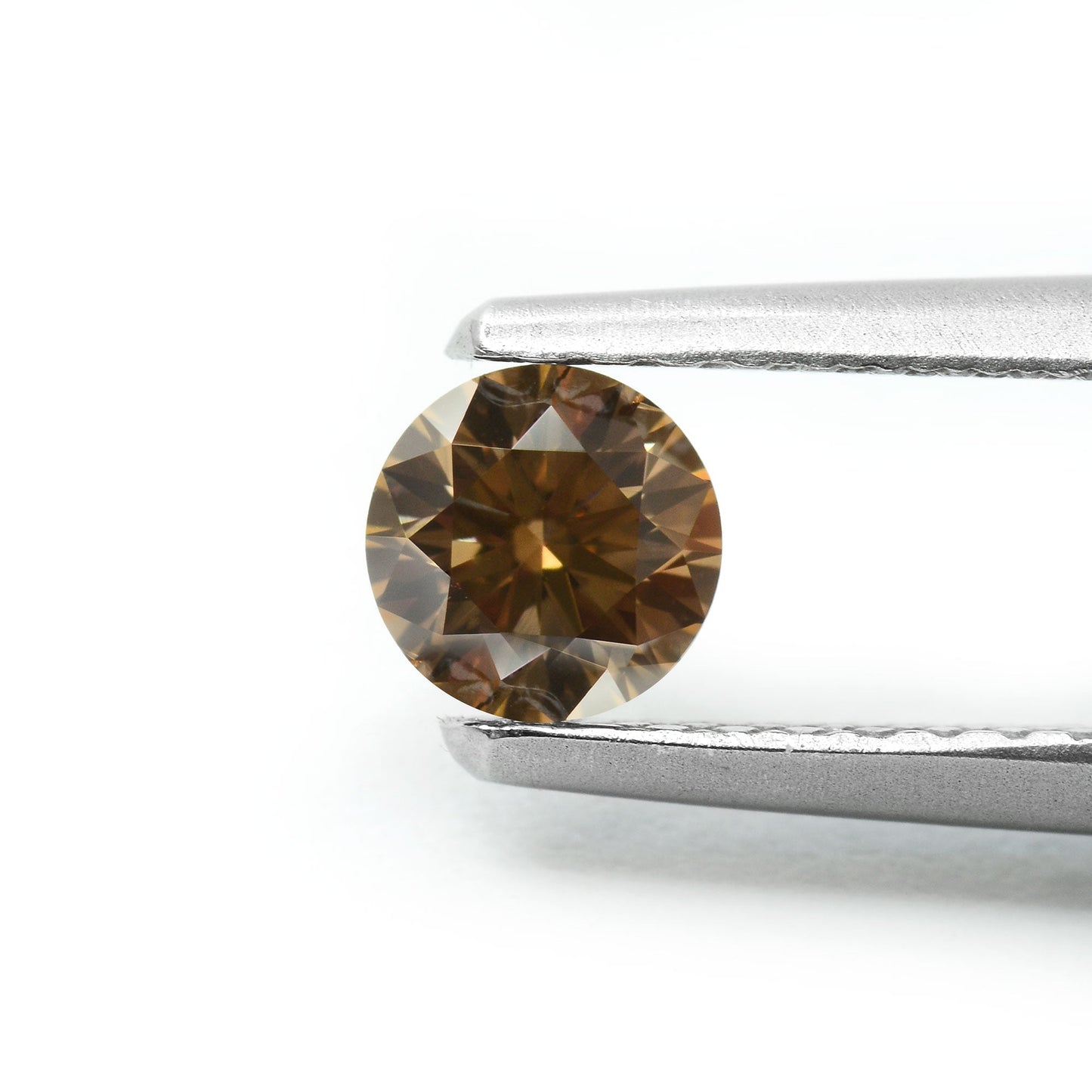 0,32 Karat Fancy Brown Rundbrillanter Diamant VS2 IGI