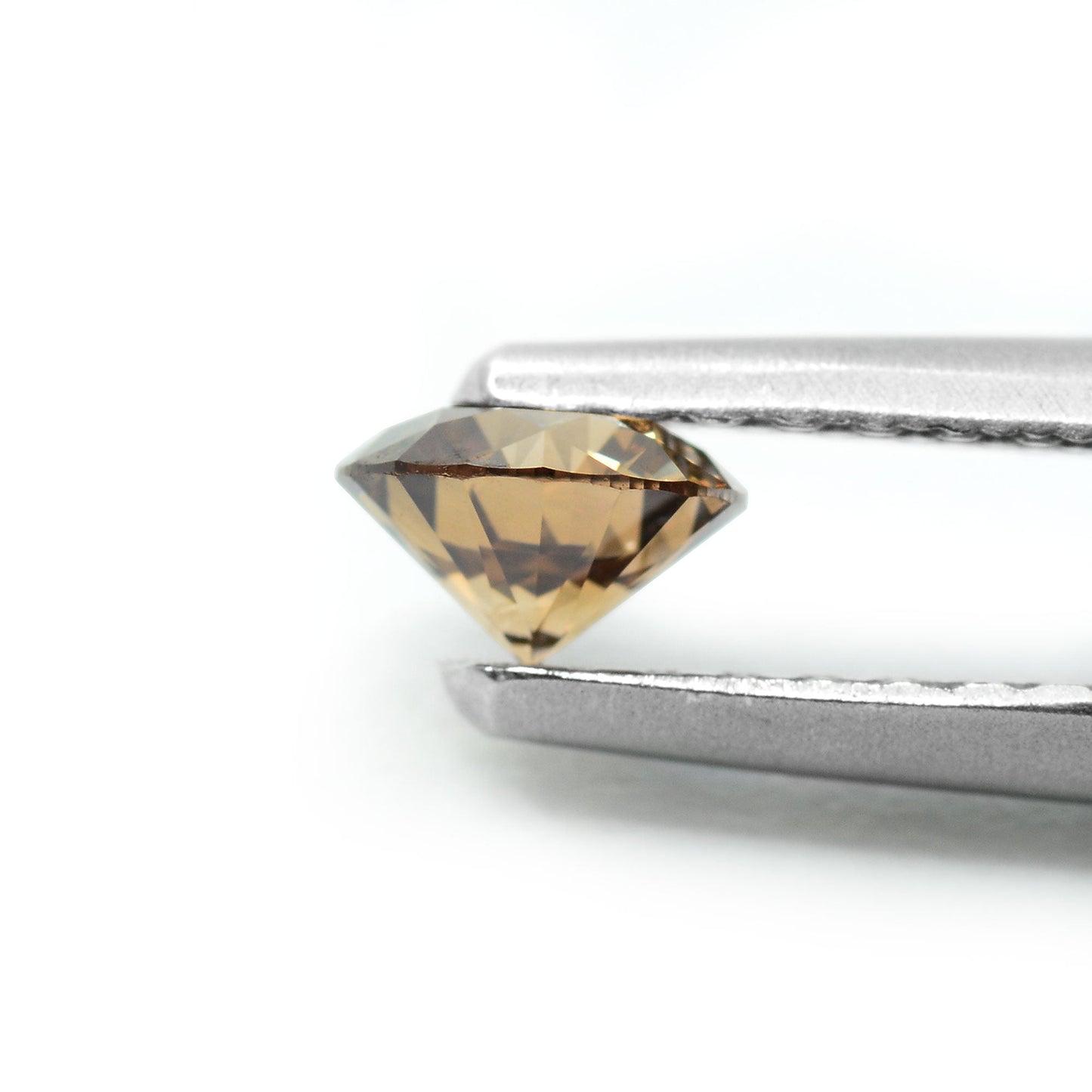 0,32 Karat Fancy Brown Rundbrillanter Diamant VS2 IGI