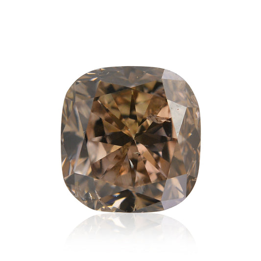 1,02 Karat Fancy Deep Yellowish Brown Cushion Diamant SI2 IGI