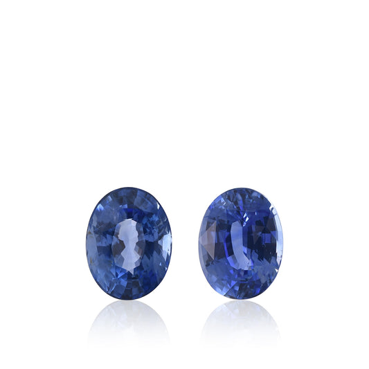11,84 Karat blauer ovaler Saphir aus Sri Lanka, CD & GIA