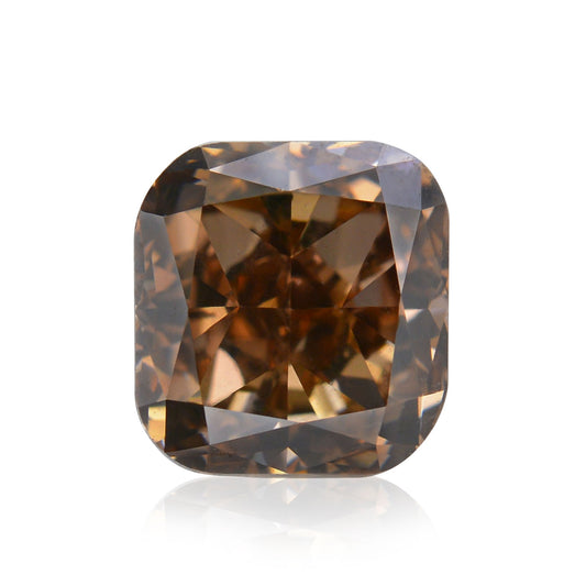1,30 Karat Fancy Dark Orange Brown Radiant SI1 GIA