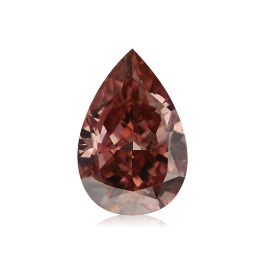 0,33 Karat Fancy Deep Pink Birnenförmiger Diamant SI2 GIA