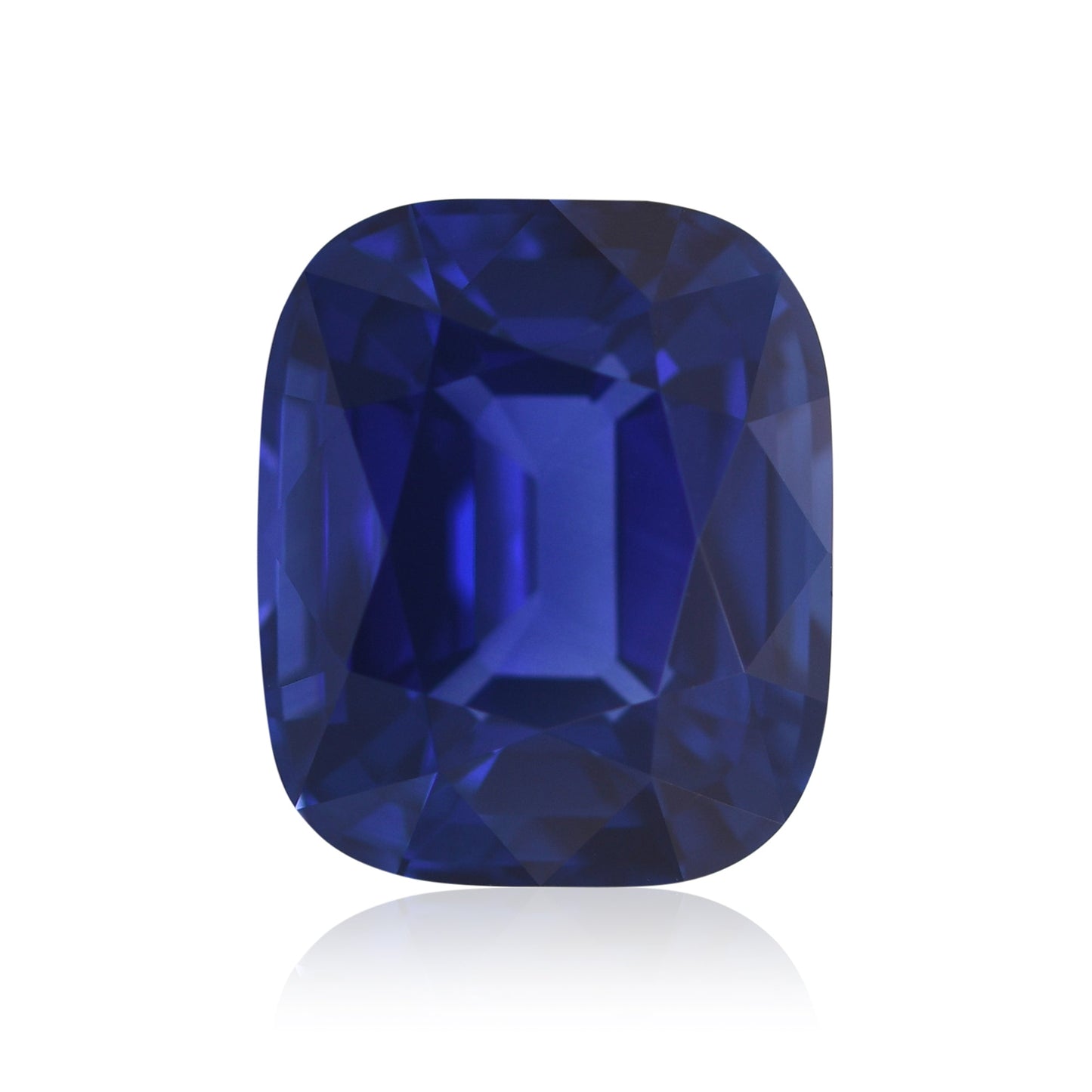 12,77 Karat blauer sri-lankischer Kissen-Saphir CD